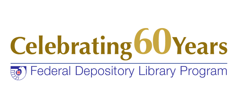 60th anniversary logo for the Federal Depository Library Program