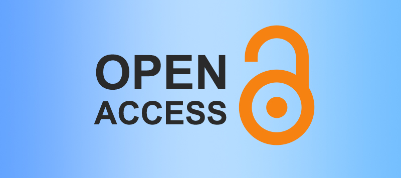 Open access logo with open padlock