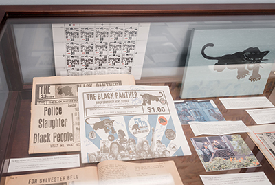 Black Panther Party documents and materials from the UCI Special Collections and Archives