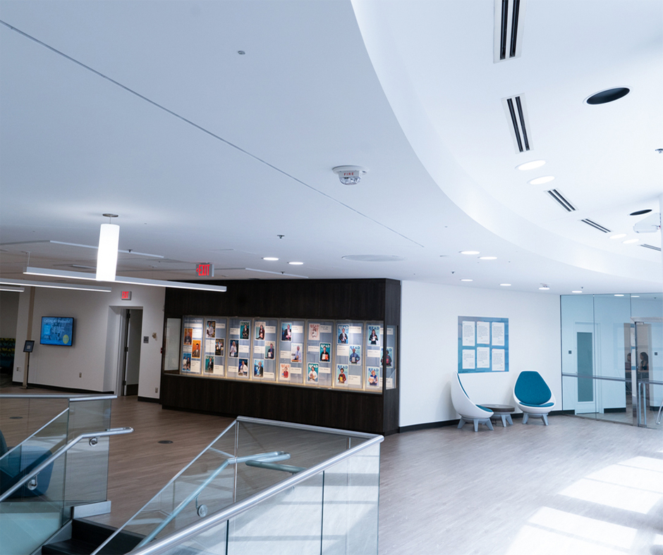 The RxEAD exhibit in the Science Library. 